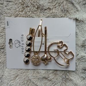 Ivory Ella Mushroom Yin-Yang Elephant Hair Accessories